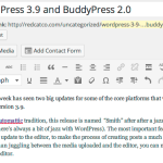 WordPress 3.9 and BuddyPress 2.0